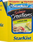 StarKist Salmon Creations Lemon Dill  26 oz Pouch Pack of 12 Packaging May Vary