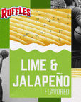 Ruffles Potato Chips Lime & Jalapeno, 8 Oz