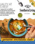 Southern Living Chicken Enchilada Soup Mix Fresh Ingredients Soup Mix Family Dinner Chicken Enchilada Casserole Chicken Enchilada Soup Gourmet Meal 2 Seasoning Packets