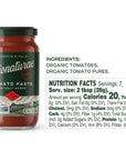 Bionaturae Organic Tomato Paste  No Salt Tomato Paste Tomato Paste in a Jar Keto Friendly NonGMO USDA Certified Organic No Added Sugar No Added Salt Made in Italy  7 Oz