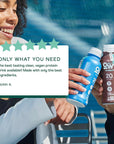 OWYN Only What You Need Protein Shake 20g Vegan Protein Ready to Drink Dairy Free Great Taste 4g Sugar 5g Net Carbs Strawberry Banana Variety Pack 12 Fl Oz 12 Pack