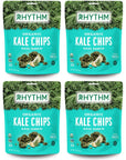 Rhythm Superfoods Kale Chips, Kool Ranch, Organic and Non-GMO, 2.0 Oz (Pack of 4), Vegan/Gluten-Free Superfood Snacks