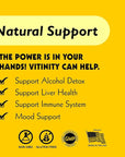 Anti Alcohol Drink Support Supplement - Nutrient Replenisher Tablets (15 Days)