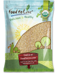 Food to Live Organic Steel Cut Oats 10 Pounds  100 Whole Grain Irish Oats NonGMO Cereal NonIrradiated Vegan Bulk Product of the USA