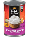 Thai Kitchen Unsweetened Coconut Cream, 13.66 fl oz (Pack of 6)