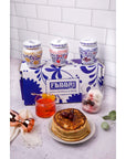 Fabbri Variety Pack Amarena Cherries in Syrup Strawberries in Syrup and Ginger in Syrup three jars of 8oz each