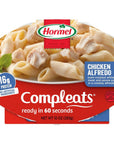 HORMEL COMPLEATS Chicken Alfredo Microwave Tray 10 oz 6 Pack