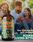 Herboganic Soursop Bitters Liquid  Natural Living Bitters for overall wellness 16 OZ  Soursop Bitters