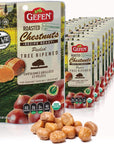 Gefen Organic Whole Peeled and Roasted Chestnuts 3oz 24 Pack  Chestnuts Peeled and Ready to Eat  Great for Cooking  Baking  Gluten Free  Kosher