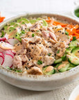 Chicken Of The Sea Low Sodium Solid White Albacore Tuna in Water 5 oz Can Pack of 6 with By The Cup Spatula Knife