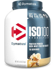 Dymatize ISO 100 Protein Powder with 25g of Hydrolyzed 100% Whey Isolate, Vanilla 5 Pound, Package may vary