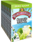 Margaritaville Singles To Go Water Drink Mix  Margarita Flavored NonAlcoholic Powder Sticks 6 Packets Each Pack of 6