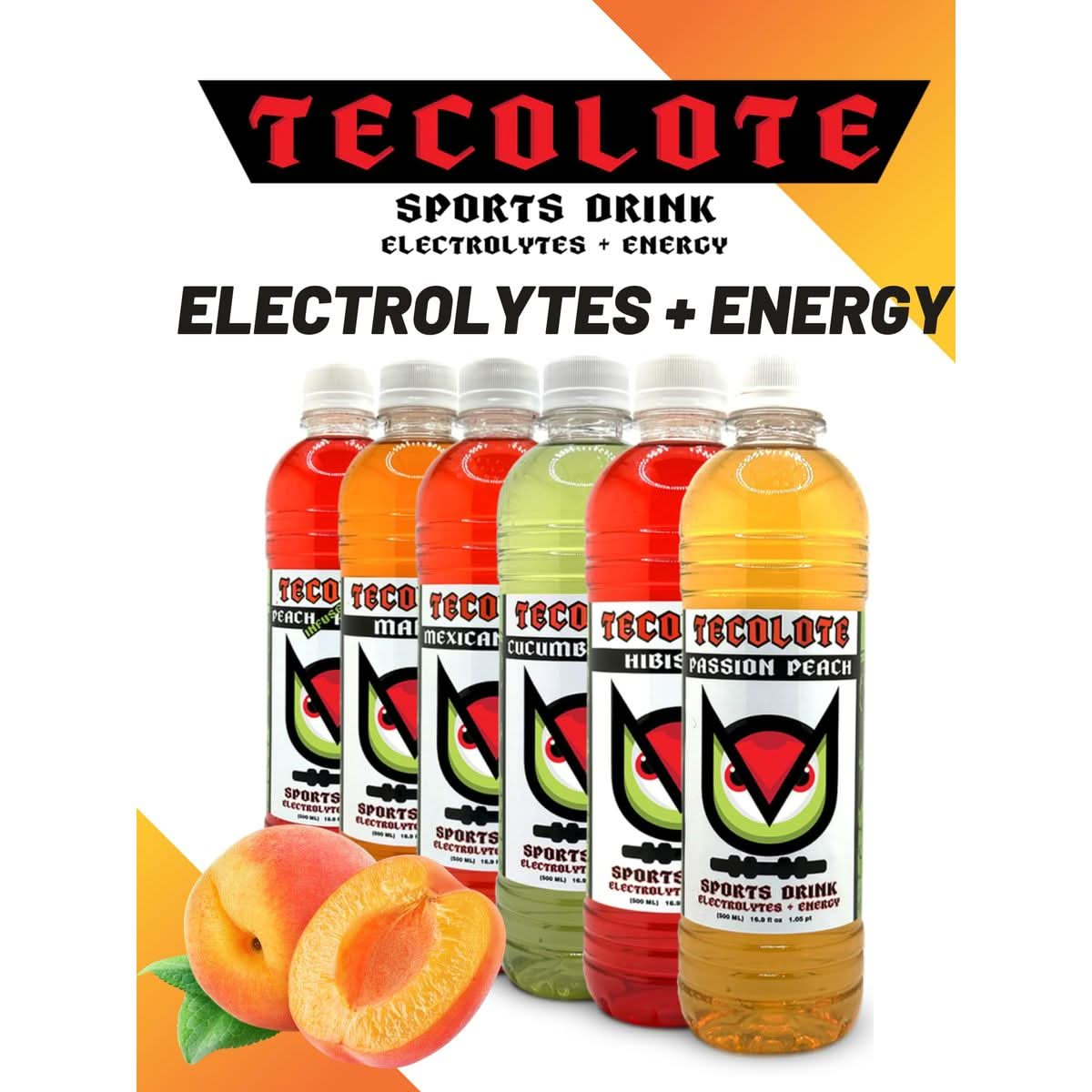 TECOLOTE Sports Drink  Ultimate Electrolyte Hydration Zero Calorie  Sugar Free Energy Boost for Athletes Variety  169 fl oz Pack of 12