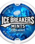 ICE BREAKERS Coolmint Sugar Free Breath Mints Tins, 1.5 oz (8 Count)