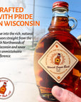 WANISH SUGAR BUSH 100 AllNatural Pure Grade A Maple Syrup 8 oz Bottle  Rich Dark Amber Maple Flavor from Wisconsins Lush Northwoods  Premium Single Origin Maple Syrup in Glass Bottle for Pancakes and Waffles Baking  More