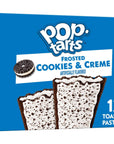 PopTarts Toaster Pastries Breakfast Foods Kids Snacks Cookies and Creme 203oz Box 12 PopTarts