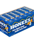 Honees Milk  Honey Cough Drops  15oz Bar Pack of 24 Milk  HoneyFilled Lozenges  Temporary Relief from Cough  Soothes Sore Throat  All Natural