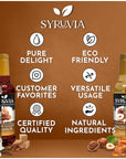 Syruvia Coffee Syrup Flavor Fusion Pack Vanilla Caramel Hazelnut and Brown Sugar Cinnamon  Elevate Your Coffee Game