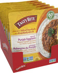 Tasty Bite Indian Punjab Eggplant Ready to Eat Microwavable Entree 10 Ounce Pack of 6