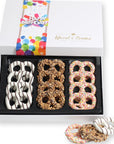 Hazel  Creme Chocolate Covered Pretzels  HAPPY BIRTHDAY Chocolate Gift Box  Gourmet Food Gift Large Box