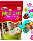 RICO RICO Mexican Candy 50 pcs  Dulces Mexicanos Surtidos Mexican Snacks Mexican Candies Sweet and Spicy Candy Assortment Mix by RICO RICO