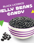 Black Licorice Jelly Beans Old Time Favorite Candy 2 Pound Bag