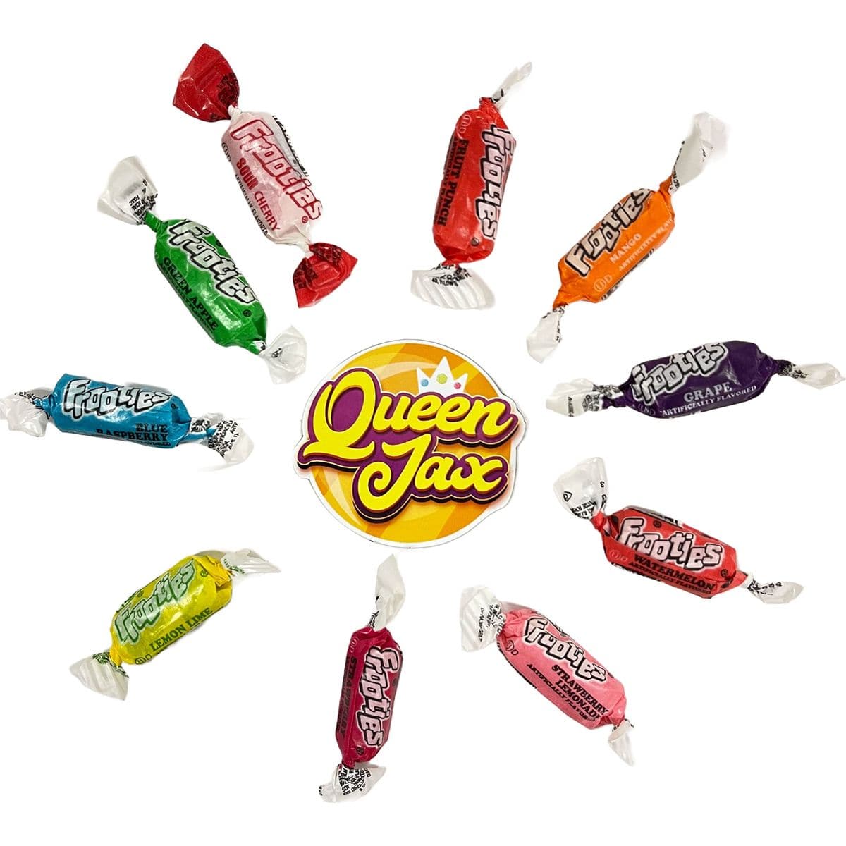 Tootsie Frooties  Tootsie Rolls 10 Flavors  2 LB Bulk Candy  Assorted Flavor  Fruit Chews  Gluten Free  Ultimate Variety  Frootie Taffies  Individually Wrapped Candy  Queen Jax