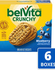 belVita Blueberry Breakfast Biscuits, 30 Total Packs, 5 Count(Pack of 6)