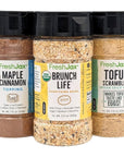 FreshJax Vegan Brunch Trio 3 Large Bottles