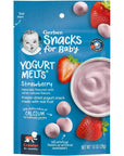 Gerber Yogurt Melts Strawberry (Pack of 2)