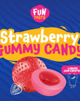 Funtasty Strawberry Gummy Balls Candy with Jam Center 19Ounce Jar 30 Count  Party Favors