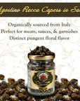 Agostino Recca Capers in Sea Salt  Pickled Capers Best for Sauces Meats  Garnishes 22 oz