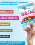 Tree Hugger Fantastic Fruit Bubble Gum Natural Flavors No Artificial Colors 2 Ounce Pack of 12