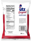 Utz Original 1 Oz Bags, 42 Count Crispy Potato Chips Made from Fresh Potatoes, Crunchy Individual Snacks to Go, Cholesterol Free, Trans-Fat Free, Gluten Free Snacks