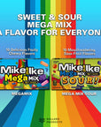 Mike and Ike Movie Theater Chewy Candy Variety  Old Fashioned Candy Bundle with Ballard Products Pocket Bag Berry Blast MegaMix Original Fruits MegaMix Sour