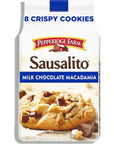 Pepperidge Farm Sausalito Crispy Milk Chocolate Macadamia Nut Cookies 72 OZ Bag 8 Cookies