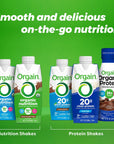 Orgain Organic Nutritional Protein Shake Iced Café Mocha  16g Grass Fed Whey Protein Meal Replacement 20 Vitamins  Minerals Fruits  Vegetables Gluten Free NonGMO 11 Fl Oz 12 Pack