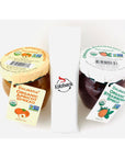 Dalmatia Organic Spread Variety PACK  Apricot  Strawberry Bundled With Kokobunch Kit 285oz