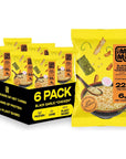 immi Black Garlic Chicken Ramen 100 Plant Based Keto Friendly Low Carb High Protein Packaged Noodle Meal Kit Ready to Eat 6 Pack