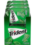 Trident Unwrapped Spearmint Sugar Free Gum, 6 Bottles of 50 Pieces (300 Total Pieces)