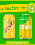 Zevia Zero Calorie Soda Lemon Lime Twist 12 Ounce Cans Pack of 6