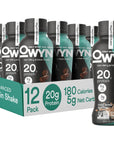 OWYN 100% Vegan Plant-Based Protein Shake, Cold Brew Coffee, 12 Pack, with 20g Plant Protein, Omega-3, Prebiotic supplements, Superfoods Greens Blend, Gluten-Free, Soy-Free, Non-GMO