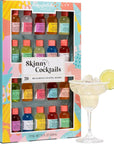 Thoughtfully Cocktails, Mix and Match Skinny Cocktail Mixers in Glass Bottles - Pack of 20