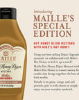 Maille x Mike's Hot Honey Special Edition Savory-Sweet Condiment with a Spicy Kick Hot Honey Dijon Mustard Gluten-Free, Shelf-Stable 9.4oz