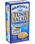 Brunswick Tuna Salad Kits with Crackers  PreMixed  Multi 3 Pack  Ready to Eat