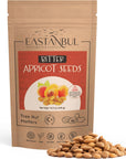 Eastanbul Apricot Seeds 145oz Apricot Kernels Raw  Bitter Apricot Seeds 100 Natural Farm Fresh Bitter Apricot Kernels Almondy Apricot Seed from Turkey