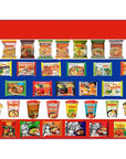 HCG Asian Noodles Variety Pack of 12 Instant Ramen Noodles with Chopsticks