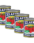 Sclafani  Crushed Tomatoes 4 28 oz Cans