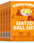 Manischewitz Matzo Ball Mix 5 Oz 6 Pack Easy Prep  Kosher for Passover  Nothing Artificial  No MSG  Classic Fluffy Texure