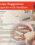 Smoked Small Sardines in Extra Virgin Olive Oil by Jose Gourmet Wild Caught Portuguese Sardines Canned Fish in Olive Oil Omega 3 Fair Trade 125g Can